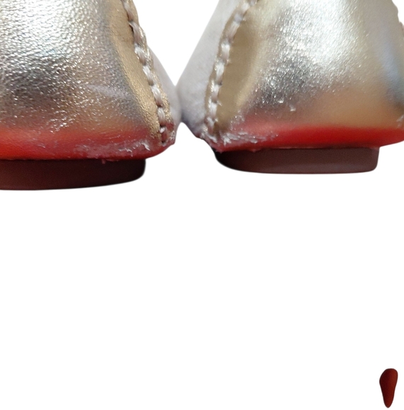 Michael Kors Gold Lillie Jacquard MK Logo Flats Size 7.5 - Picture 9 of 10